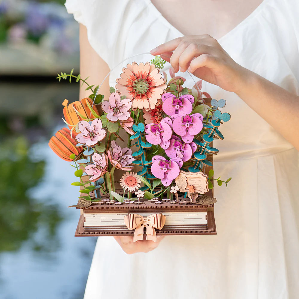 Wooden Blooming Book