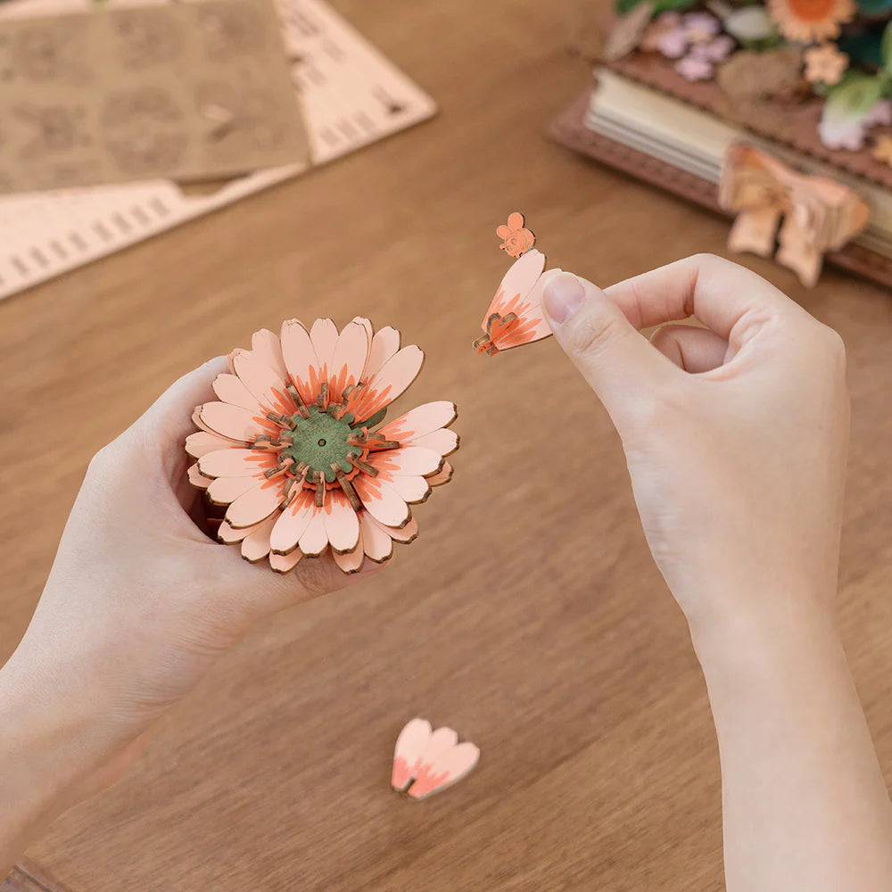 Wooden Blooming Book