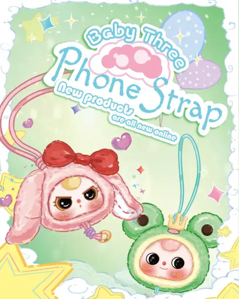 Baby Three Phone Strap Plush