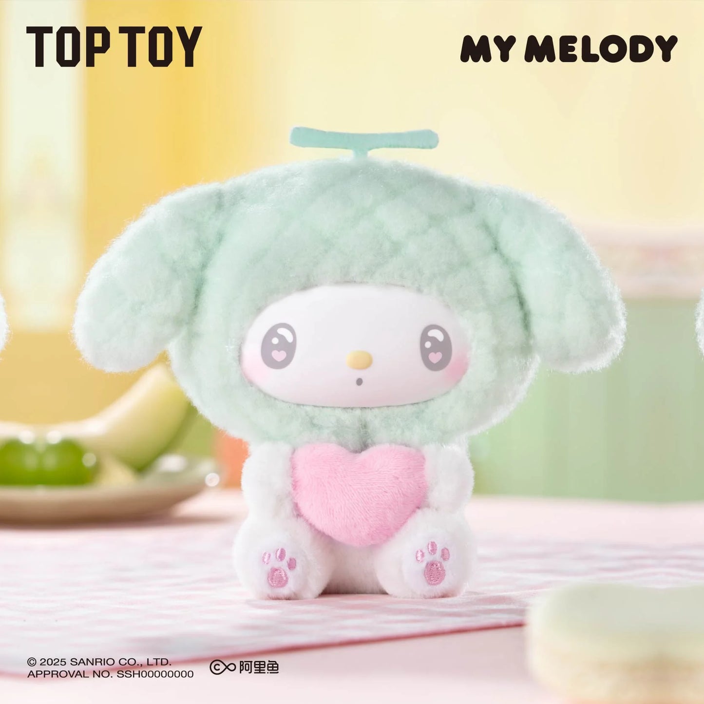 My Melody 50th Anniversary Milk Candy Series Plush Pendant