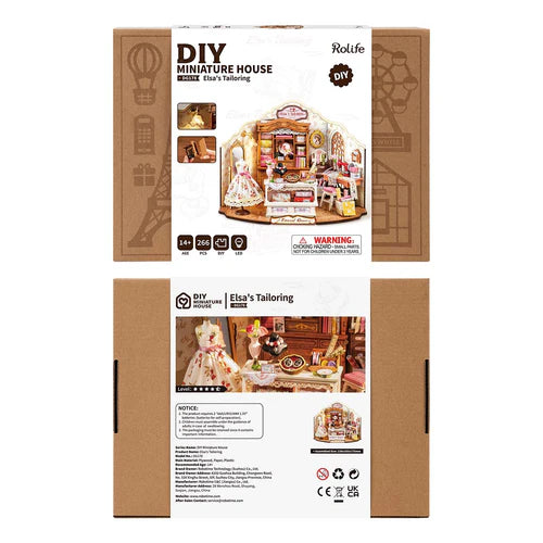 ELSAS TAILORING DIY MINIATURE HOUSE
