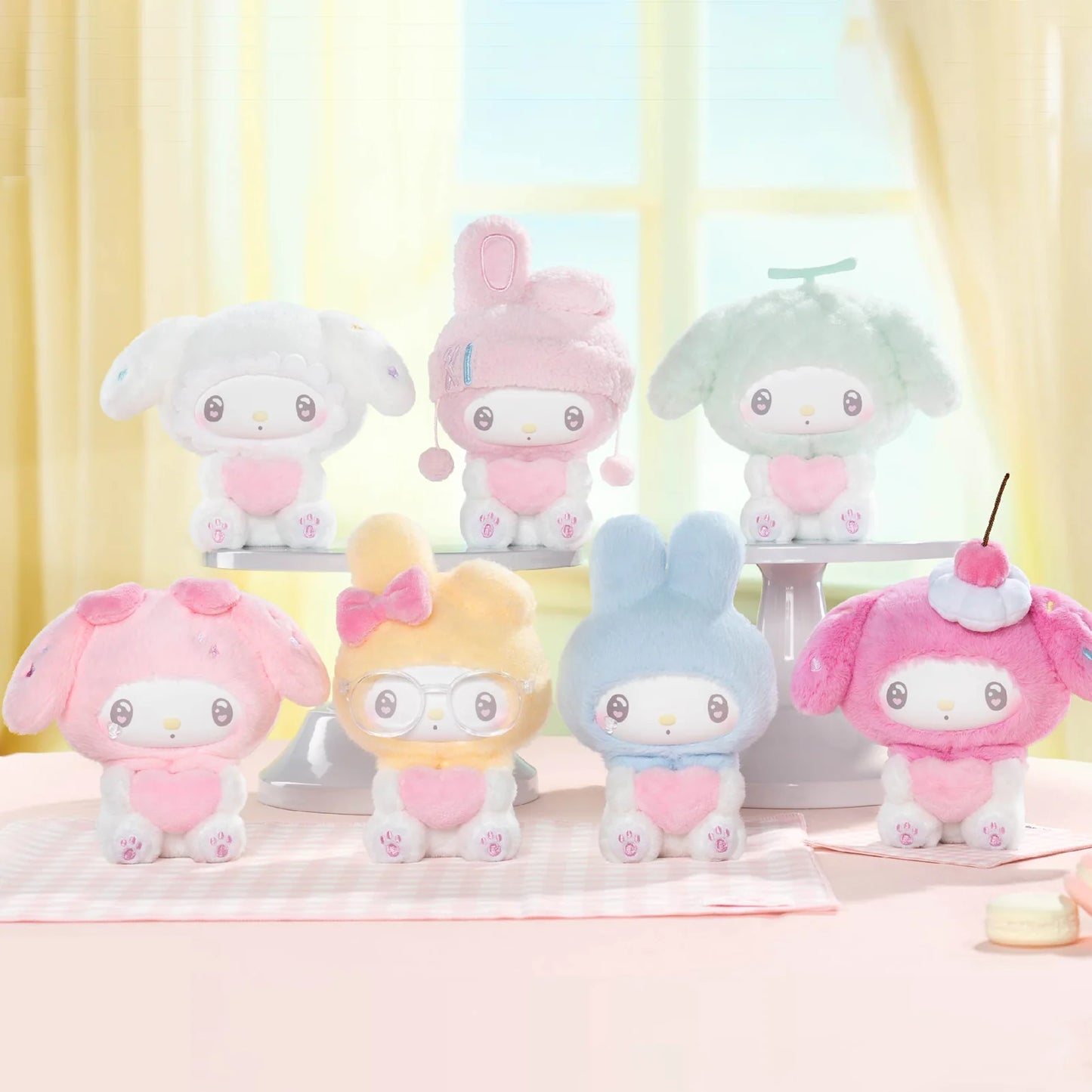 My Melody 50th Anniversary Milk Candy Series Plush Pendant