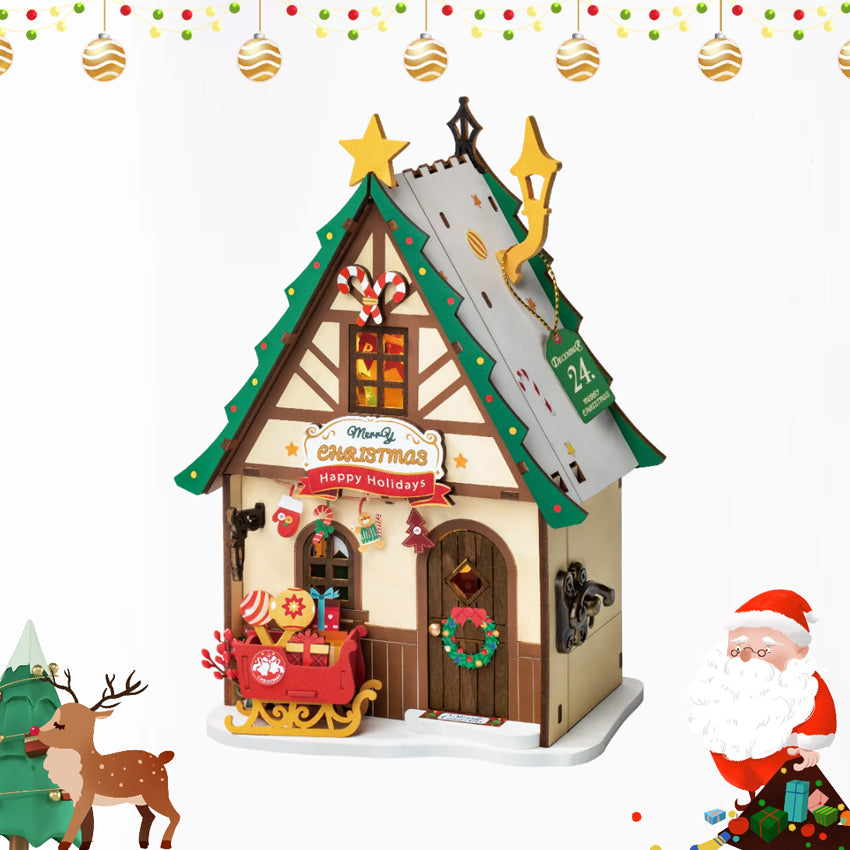 Twinkling Christmas House