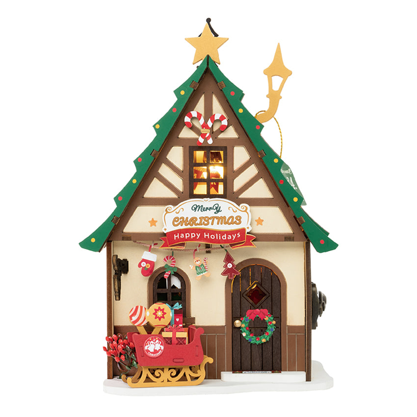 Twinkling Christmas House