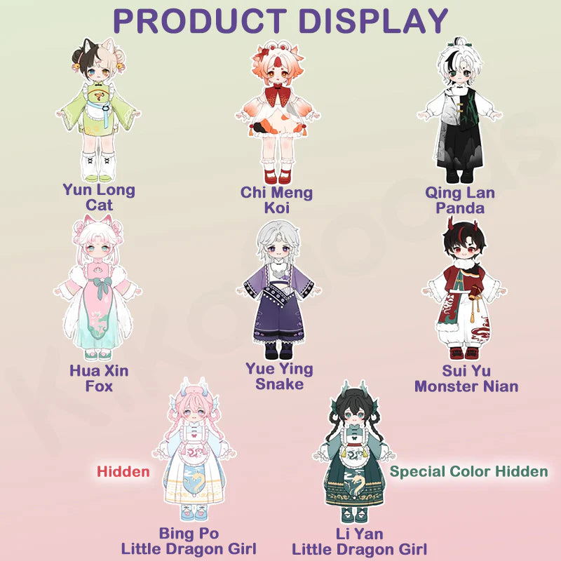 NAGI Cub The Happy Excursion Series Action Figures