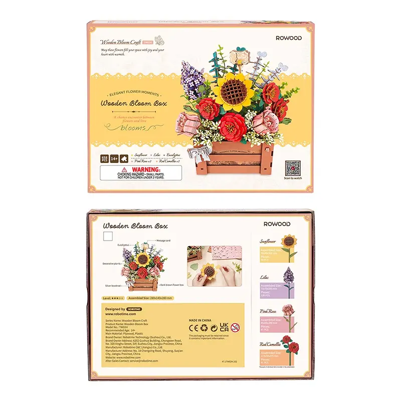 Wooden Bloom Box