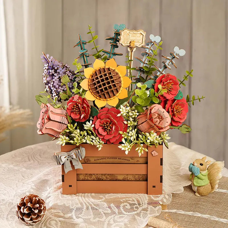 Wooden Bloom Box