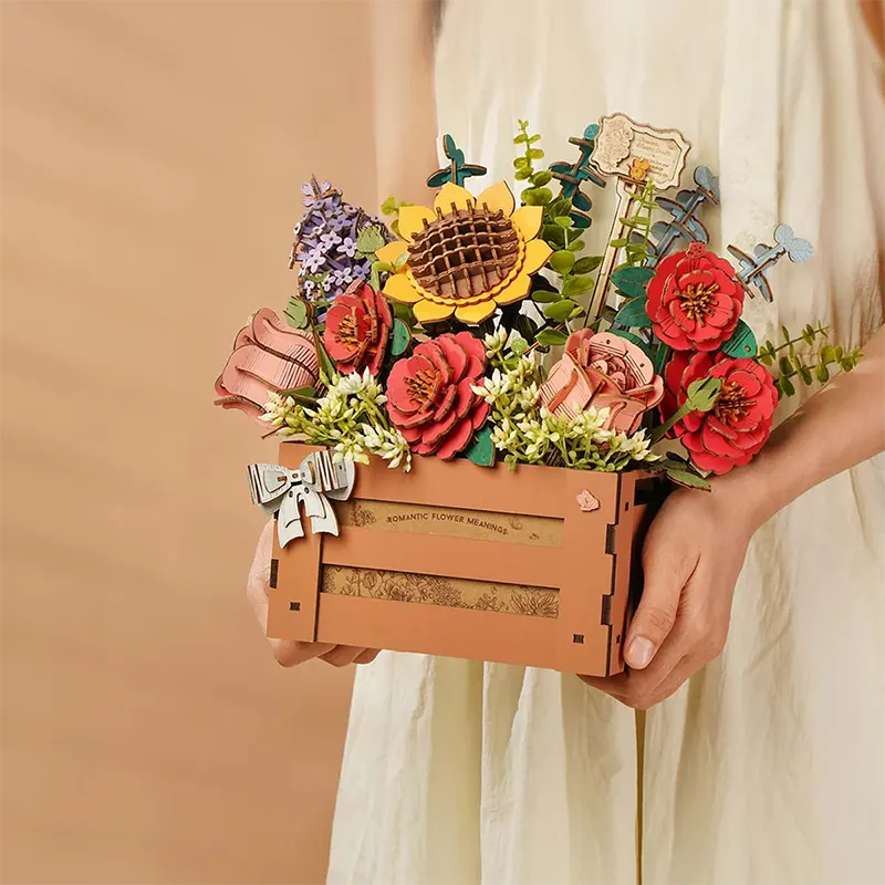 Wooden Bloom Box