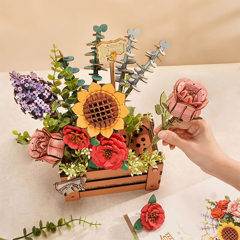 Wooden Bloom Box