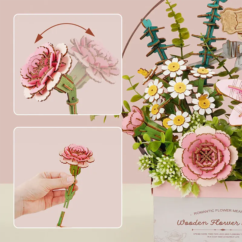 Wooden Flower Basket