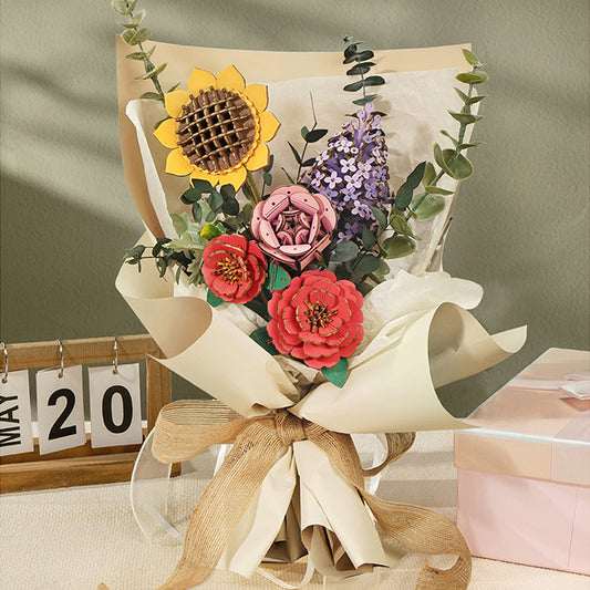 Wooden Flower Bouquet